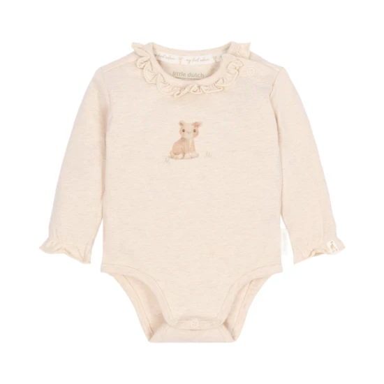 Body dlouhý rukáv Safari Friends Vanilla – Little Dutch CL26290009-CL26290010-CL26290011