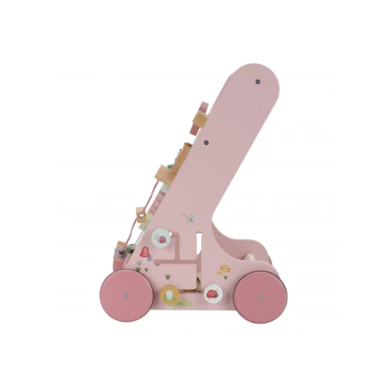 Dětské chodítko Fairy Garden: Dřevěné chodítko pro děti s aktivitami