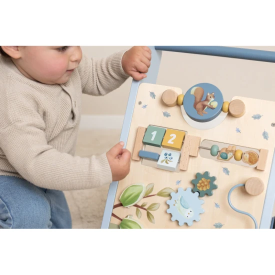 LITTLE DUTCH Dětské chodítko Forest Friends Dětské chodítko Forest Friends - dřevěné chodítko pro děti