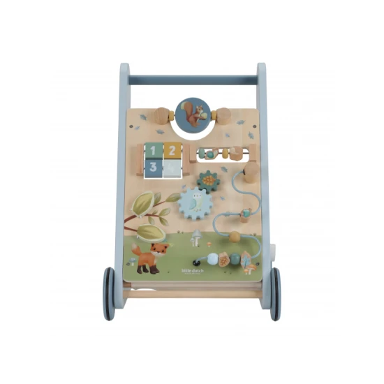 LITTLE DUTCH Dětské chodítko Forest Friends Dětské chodítko Forest Friends - dřevěné chodítko pro děti