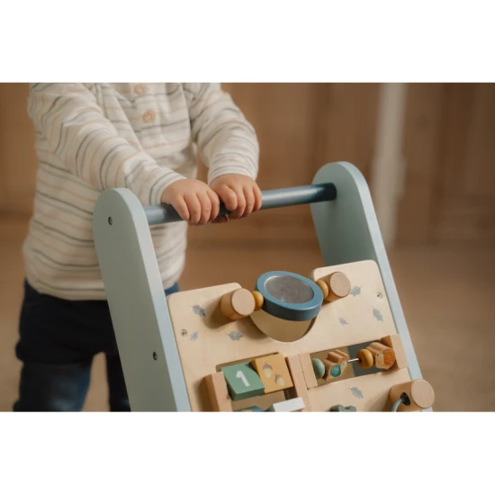 LITTLE DUTCH Dětské chodítko Forest Friends Dětské chodítko Forest Friends - dřevěné chodítko pro děti