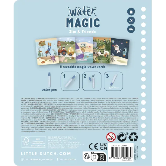 Malování vodou Jim a kamarádi