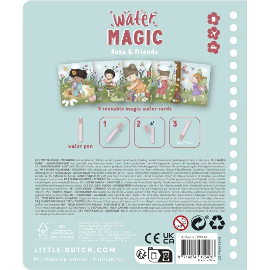 Malování vodou Rosa a kamarádi