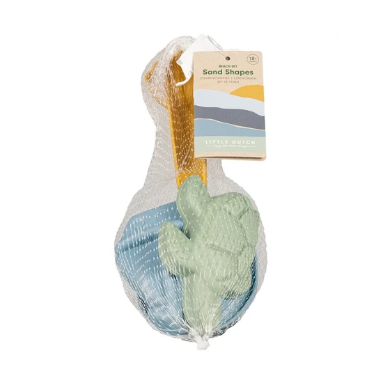 LITTLE DUTCH Písková sada Námořnický záliv 3 díly Sada na písek s motivy života na moři se bude dětem hodit doma na zahradě i u moře na pláži.