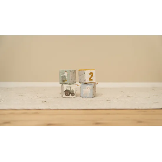 Plyšové kostky Farma