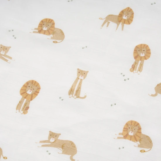 Napínací prostěradlo 120x60 cm lev Safari Friends – Little Dutch TE10626047LD