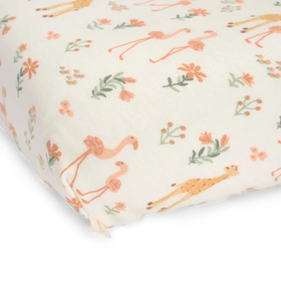 Napínací prostěradlo 120x60 cm Blooming Safari – Little Dutch TE10656047LD