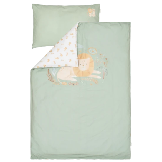 Povlečení 200x140 a 60x70 cm lev Safari Friends – Little Dutch TE10826047LD