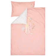 Povlečení 200x140 a 60x70 cm Pink Blooming Safari