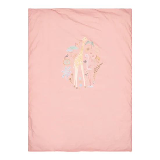 Povlečení 200x140 a 60x70 cm Pink Blooming Safari – Little Dutch TE10856047LD