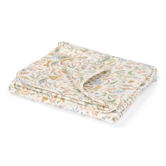 Mušelínová přikrývka 4vrstvá 100x70 cm Safari Wonders – Little Dutch TE12206047LD