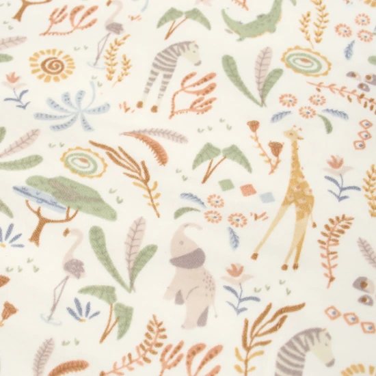 Mušelínová přikrývka 4vrstvá 100x70 cm Safari Wonders – Little Dutch TE12206047LD