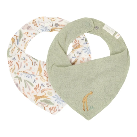 Podbradník bandana 2 ks Safari Wonders Podbradník bandana 2 ks Safari Wonders – Little Dutch TE50106047LD