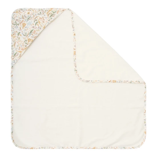 Osuška s kapucí 75x75 cm Safari Wonders – Little Dutch TE50606047LD