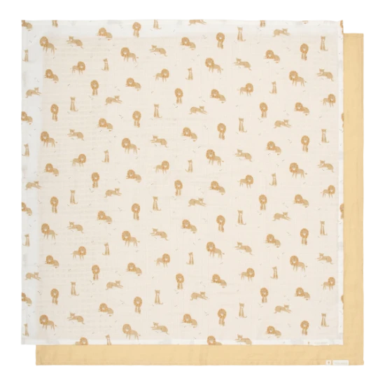 Pleny 70x70 cm lev Safari Friends 2 ks – Little Dutch TE51826047LD