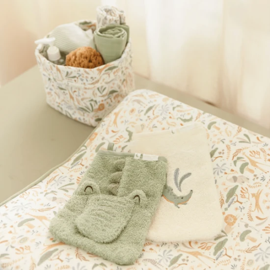 Žínky 2 ks krokodýl Safari Friends – Little Dutch TE52116047LD