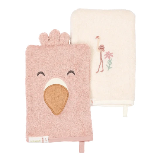Žínky 2 ks plameňák Safari Friends – Little Dutch TE52156047LD