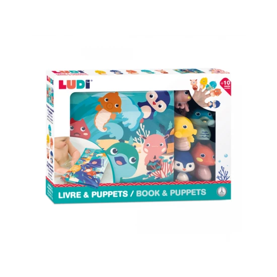 Knížka s maňásky na prsty – Ludi 40018LU