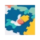 Puzzle pěnové 180x180cm Jumbo XXL Puzzle pěnové 180x180cm Jumbo XXL – Ludi 10014LU