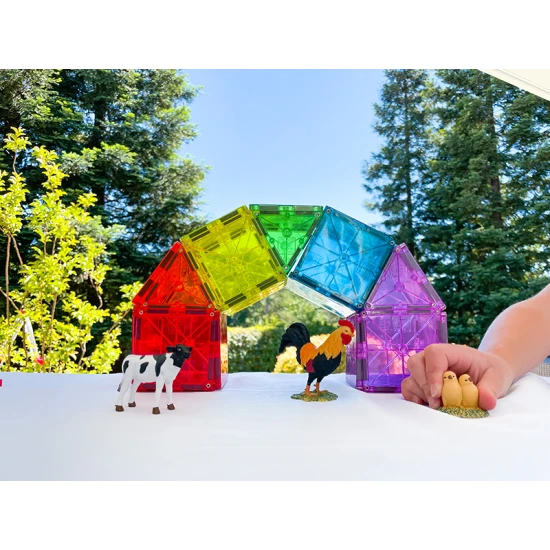 Magnetická stavebnice Metropolis 110 dílů od MAGNA-TILES.