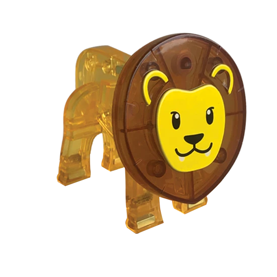 Prozkoumejte africkou divočinu s magnetickou stavebnicí.