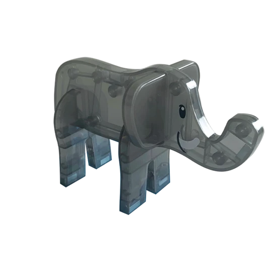 Prozkoumejte africkou divočinu s magnetickou stavebnicí.