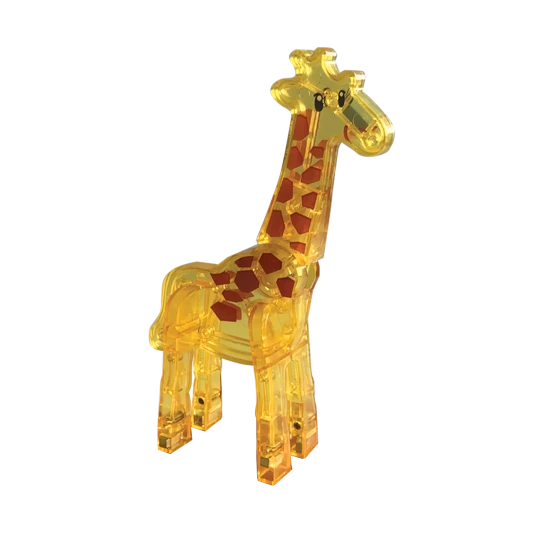 Prozkoumejte africkou divočinu s magnetickou stavebnicí.