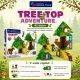 Magnetická stavebnice Treetop Adventure 42 dílků