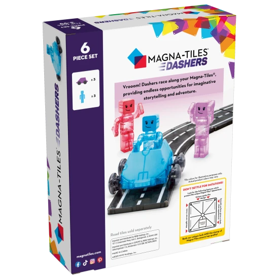 Připravte se na závody s magnetickou stavebnicí Dashers.