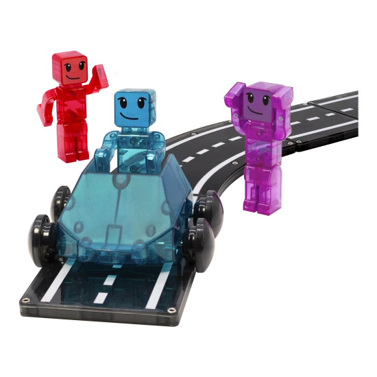 Připravte se na závody s magnetickou stavebnicí Dashers.
