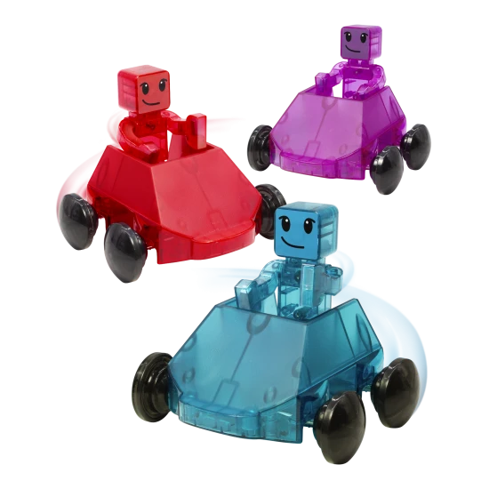 Připravte se na závody s magnetickou stavebnicí Dashers.