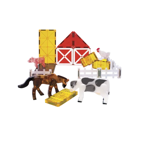 S magnetickou stavebnicí si postavíte vlastní farmu.