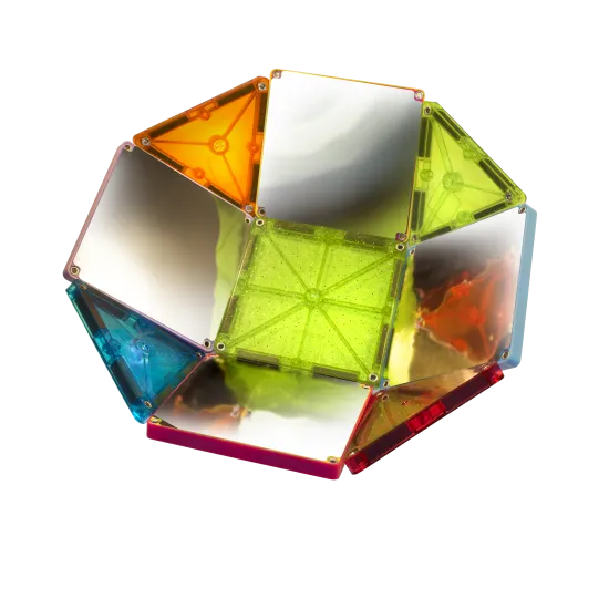 Vytvorte si trblietavé hrady a veže s MAGNA-TILES® Stardust.