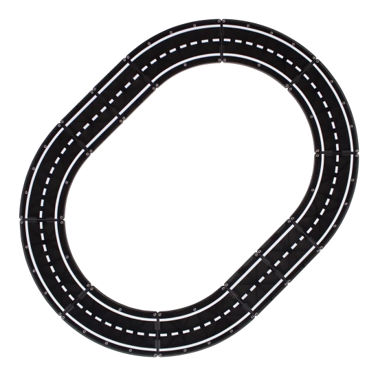 S magnetickou stavebnicí si vytvoříte různé typy cest.