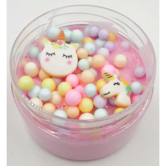 Slizáček pěnový Duhový jednorožec – barevný sliz pro děti