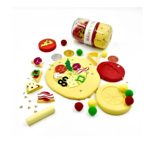 Smyslína V pizzerii s Mamolínou – tvoření pizzy z modelíny Mamolíny