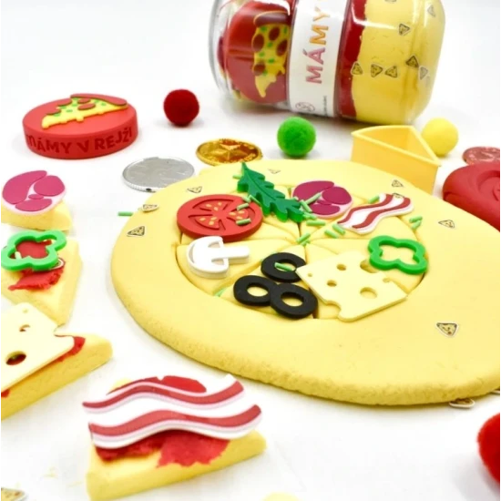 Smyslína V pizzerii s Mamolínou – tvoření pizzy z modelíny Mamolíny