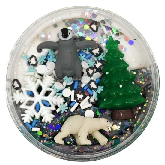 Extra Mamolína Polární Extra Mamolína Polární – domácí modelína s tučňákem a ledním medvědem