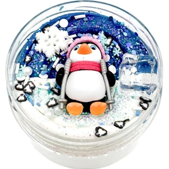 Mamolína Ahoj tučňáku! Mamolína Ahoj tučňáku – zimní domácí modelína s figurkou tučňáka