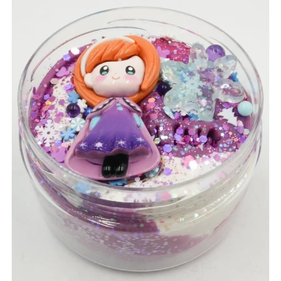 Mamolína Fialová princezna Mamolína Fialová princezna – domácí modelína s postavičkou princezny