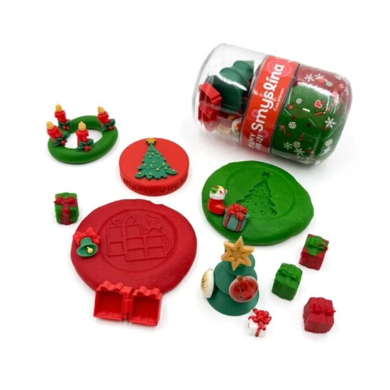 Smyslína – Čas Vánoc s Mamolínou: voňavá domácí modelína, třpytky a eco doplňky v praktické dóze. Vánoční tvoření plné fantazie a radosti.