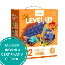 LEVEL UP! 02 - Dinosauři v akci - Puzzle LEVEL UP! 02 - Dinosauři v akci - Puzzle