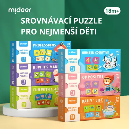 Srovnávací puzzle 20 dílků Čísla