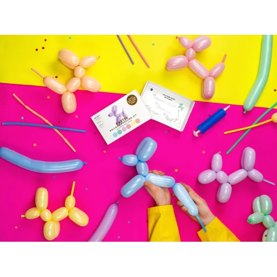 Modelovací balóny Pastelové 30 ks pro děti, které mají zájem o tvořivé a zábavné aktivity.