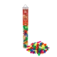 Plus-Plus Neon sada – 100 dílků v tubusu, neonové barvy, stavebnice pro děti od 5 let