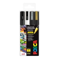 Akrylové fixy POSCA 3M mix barev 4 ks