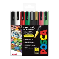 Akrylové fixy POSCA 3M Christmas 8 ks