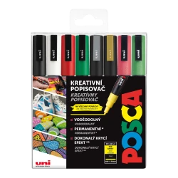 Akrylové fixy POSCA 3M Christmas 8 ks Akrylové fixy POSCA 3M Christmas 8 ks