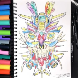 Akrylové fixy POSCA 3M pastelové barvy 8 ks