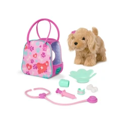 Kokršpaněl v kabelce s veterinářskou sadou Kokršpaněl v kabelce s veterinářskou sadou